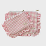 Rosa Gingham Ruffle Pocket