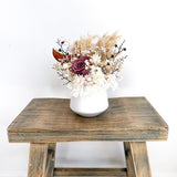Petite Dried Flower Pot- Mulberry