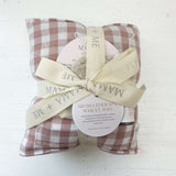 Aromatherapy Botanical Wheat Bag Set - Pink Gingham
