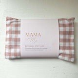 Botanical Eye Pillow - Pink Gingham