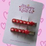Heart  Mama Mini  Clips