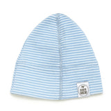 Baby Beanie 0-6M - Blue Stripe