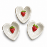 Handmade Strawberry Heart Trinket Tray