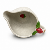 Handmade Pottery Strawberry Floral Jug