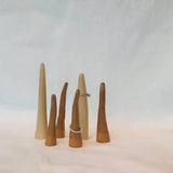 Handcrafted Pottery Ring Cones
