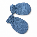 Merino Baby Mittens - Grey