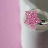 Glitter Star Statement Ring