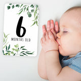 Baby Milestone Cards - Eucalyptus