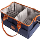 Luxe Baby Nappy Caddy - Navy
