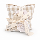 Aromatherapy Botanical Wheat Bag Set - Large Brown Gingham