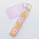 Keychain - Pink & Mustard Joy