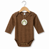 Merino Bodysuit - Chestnut Brown