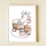 Welcome To The World Little One - Girl Print