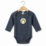 Merino Bodysuit - Grey
