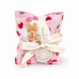 Children's Botanical Wheat Bag with Bedtime Buddy - Cherry/Hearts