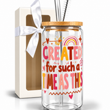 Glass Tumbler with Straw -Created For Such A Time As This