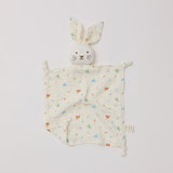 Organic Muslin Bunny Lovey - Birdsong