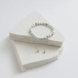 Serene - Child's Sliding Knot Bracelet (Howlite)