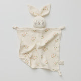 Organic Muslin Bunny Lovey with Daisy Print
