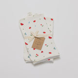 Sweet Pickings Burp Cloth  - Set of 2