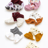 Cotton Waffle/ Merino Booties