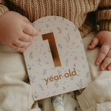 Baby Milestone Cards Broderie