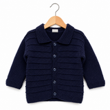 100% Wool Navy Jacket A63 2-3Y