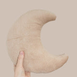 Ribbed Moon Cushion | French Vanilla