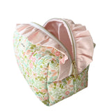 Greta Gingham Ruffle Carry-All