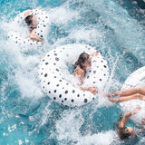 BUBBLES OVERSIZED POOL TUBE- WHITE
