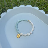 Dainty Half Pearl Bracelet