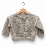 Natural Detailed Cardigan - 9-12M