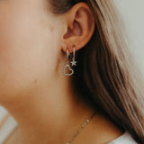 Mini Star Hoop Earrings