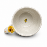 Handmade Pottery Spring Daises Mug