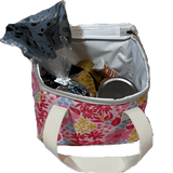 Pink Floral Lunchbag