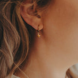 Mini Star Hoop Earrings