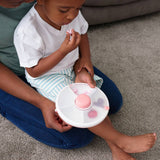 Small  Snack Spinner - Coral Pink