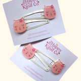 Glitter Kitties Clips 2 Pack