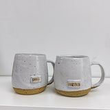 His + Hers Mug with Gold Lustre