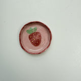 Strawberry Round Trinket Dish