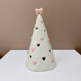 Handmade Heart Tree – Speckled Clay