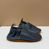 Navy Soft Sole Leather Shoes