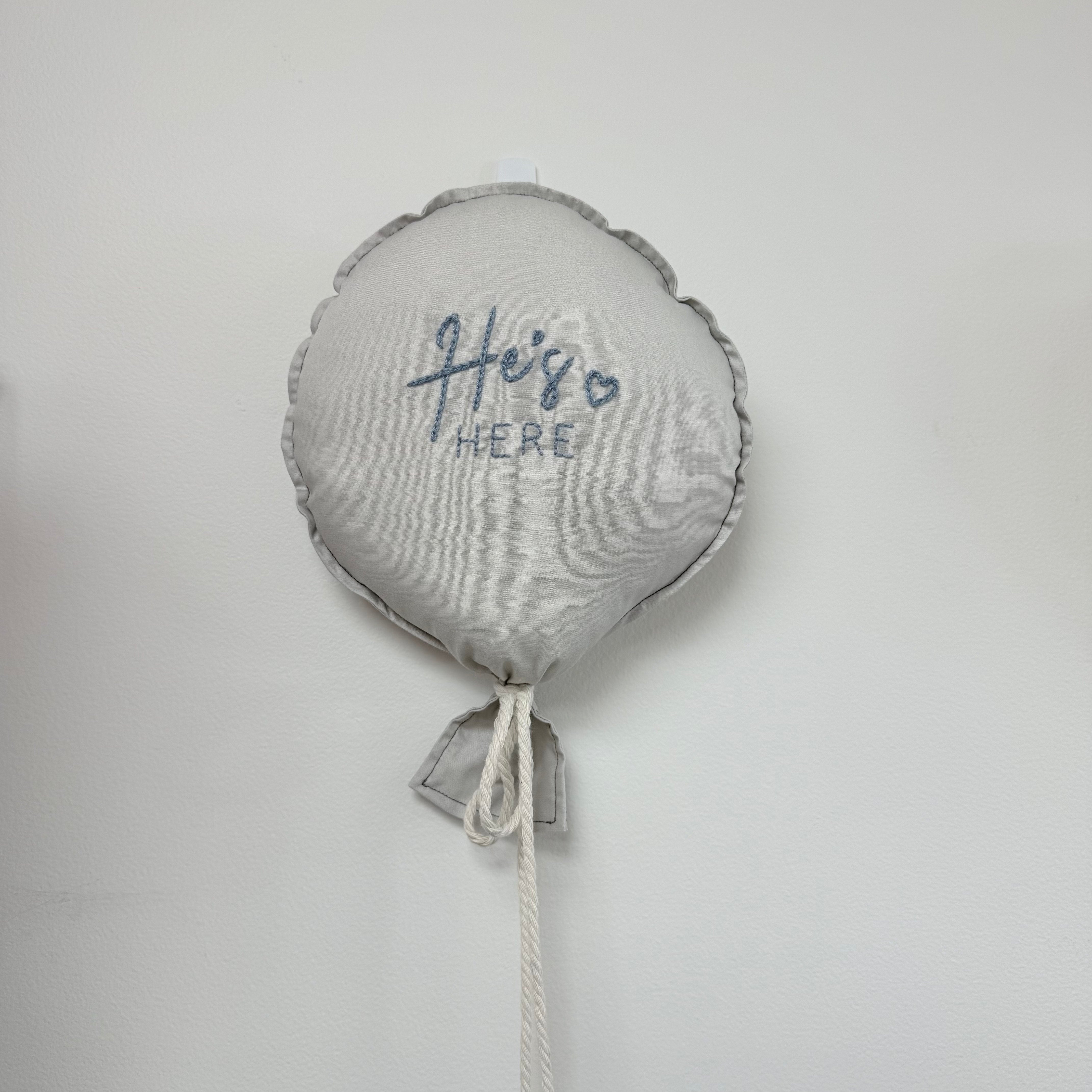 Balloon Wall Hanging Announcement