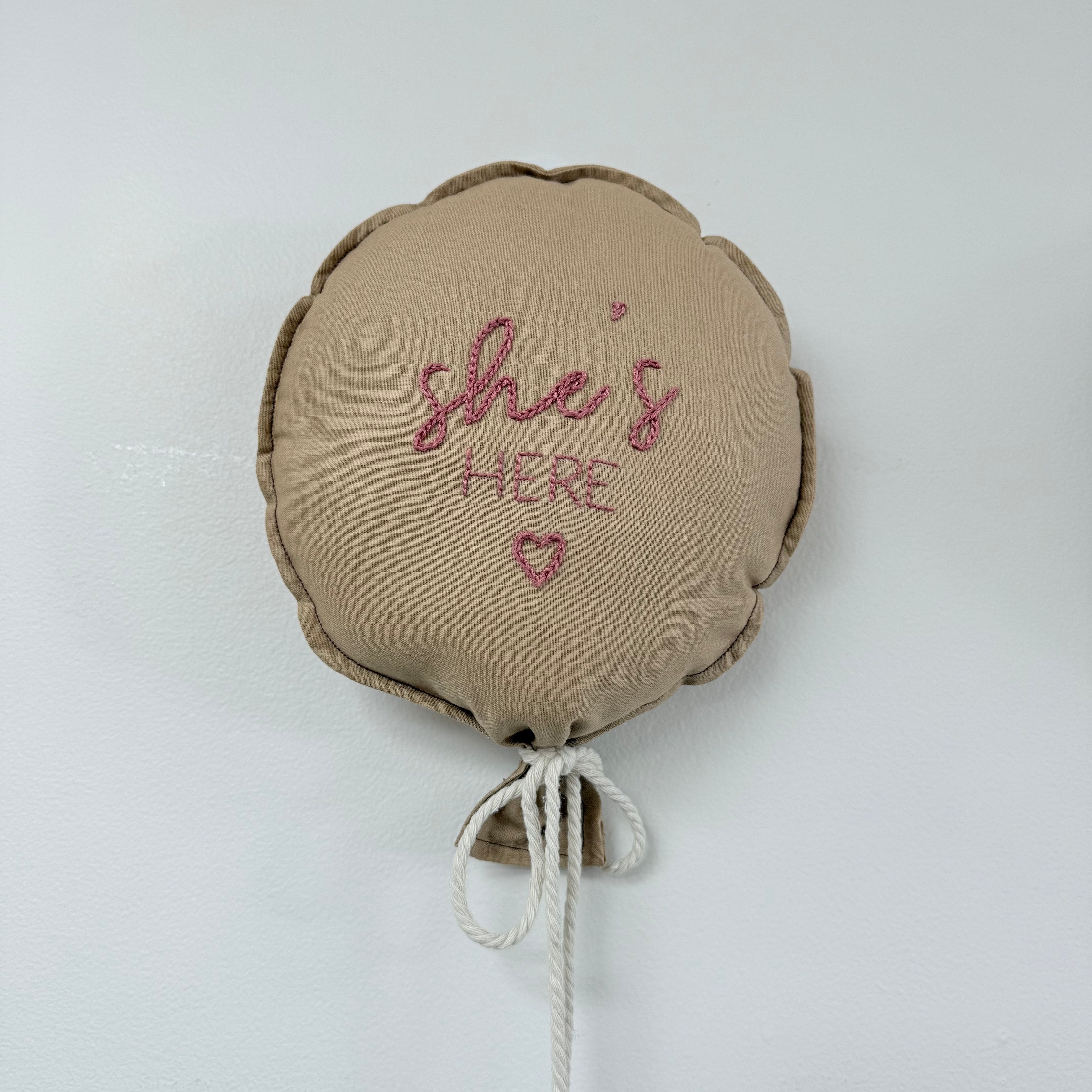 Balloon Wall Hanging Announcement