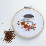 Coffee Embroidery Hoop