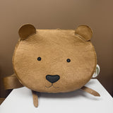 Handmade Leather Bear Bag