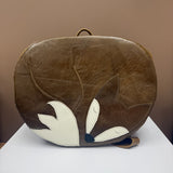 Handmade Leather Sleeping Fox Bag