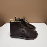 Handmade Leather Brown Boot - Dark Brown