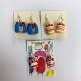 Handmade Poly Clay Earrings Intricate