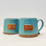 Handmade Pottery Mug – Gold Lustre Be Still